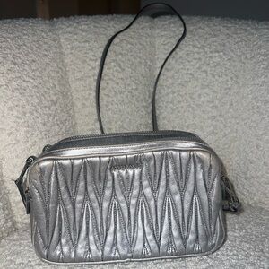 Miu Miu Matelassé leather crossbody bag